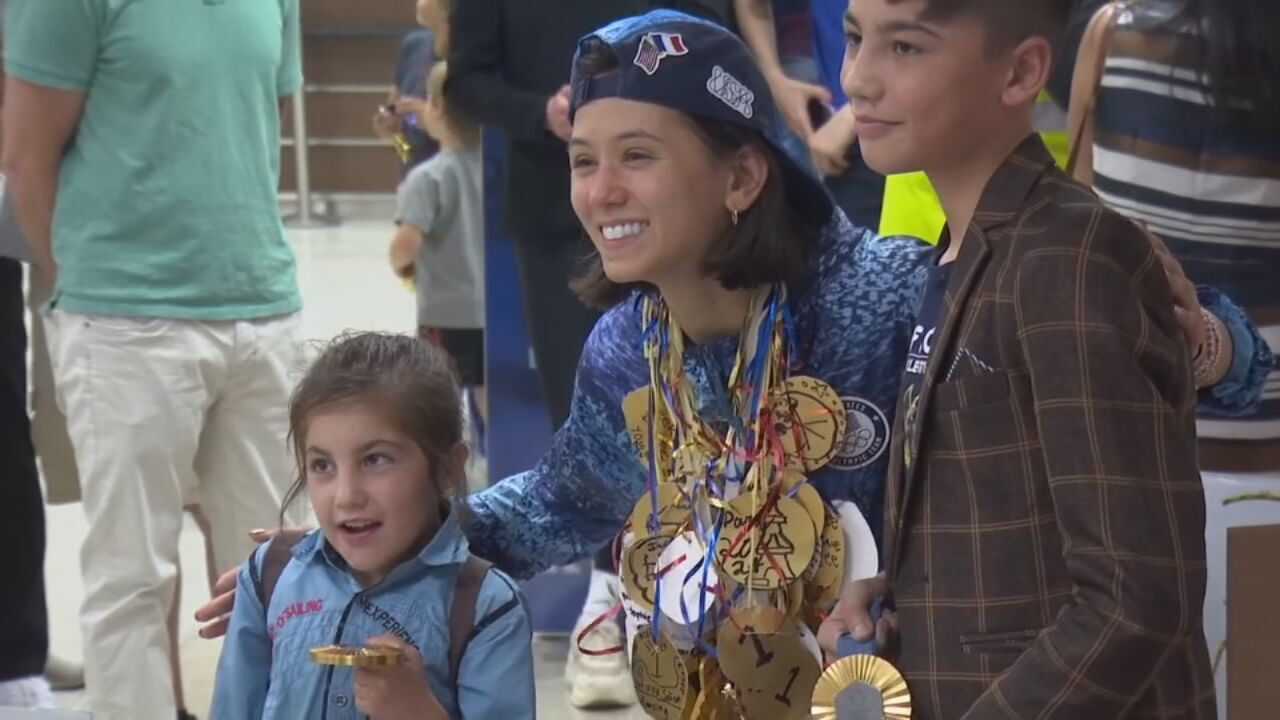 Lexington native welcomed home after winning 2 gold medals at Paris Olympics